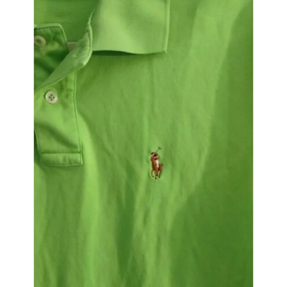 Polo Ralph Lauren Medium Pima Cotton Soft Touch Golf Shirt Green $85 Retail